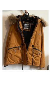 Superdry Parka Mustard Yellow Jacket