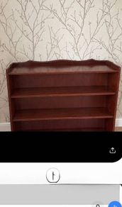 wooden bookcase