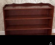 wooden bookcase