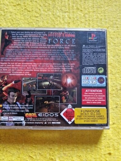 Fighting Force PlayStation1 Ps1 PlayStation2 Ps2 games Original