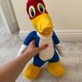 Vintage Woody Woodpecker Plush approx. 19" Walter Lantz Universal Studios Play by Play Plush Toy Used His head is FALLING down Please look a t the pictures Image 10