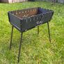 Portable Foldable BBQ Grill - Heavy Duty Steel Image 2