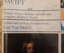 The Portable Swift.  Edited By Carl Van Doren. Essays, Pomes, Letters, And, Complete, Gullivers Travels. First Edition Paperback In Good Condition.