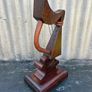 Vintage in the manner of internment Longkesh, Maze, H Block woodcraft Harp c1970 Image 6