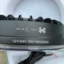 Pair of round spider Led headlights 12/24v Image 2