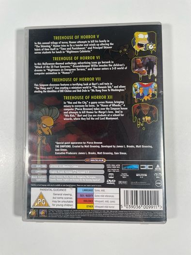 The Simpsons treehouse of horror dvd
