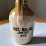 Vintage mid-century Scottish Whisky Miniature Stoneware Jugs Image 7