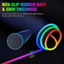 RGB Gaming Mouse Pad, XL Mouse Mat 800x300x5mm, 12 LED Light Modes, Large Mousepad with Premium Micro-Weave Surface, Non-Slip Mouse Mat, Keyboard and Mouse Pad for Desk, Gaming, Office Image 6