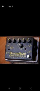 Tech 21 Sansamp Bass driver DI / Preamp pedal