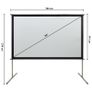 Fast-Fold Projection Screen 84" 16:9 Image 8