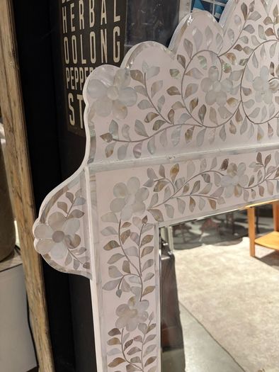 Large mother of Pearl mirror