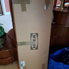 Free IKEA Billy bookcase (black) flatpack for collection (slightly damaged)