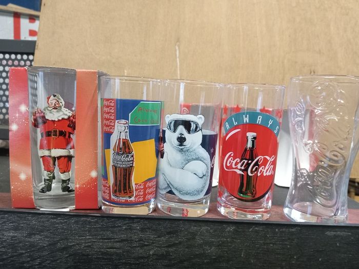coke  glasses  collection