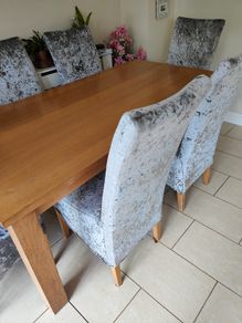 Dining table and chairs