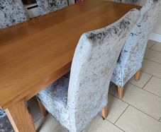 Dining table and chairs