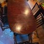 Mahogony Dining room table and 6 chairs Image 3
