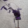 Purple Feather Head Piece Image 3