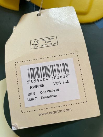 wellies women Regatta Orla Kiely wellington boots brand new size 5