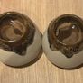 Ceramic night light holders (pair) Image 3