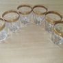 Vintage set of six aperitif glasses, France glass Image 7