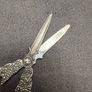 Antique Pre 1900 German solid silver grape scissors Image 3