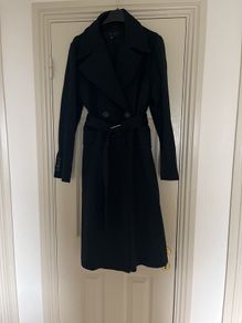 Zara classic black coat