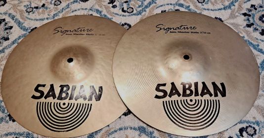 Sabian 13" Signature Dave Garibaldi Jam Master Hi-Hat Cymbals