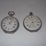 2 antique ladies silver pocket watches for repair Image 5