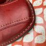 Pair of Pikolinos Leather Loafer Shoes, Red, Size 39 Image 5