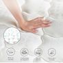 King Size Hybrid Mattress, 10.2 Inch with Breathable Foam and Pocket Spring, Medium Firm, 150x200x26cm Image 6