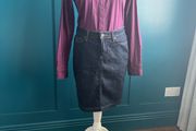 Tommy Hilfiger ladies purple polka dot shirt. Size 10