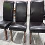 Leather dining chairs Image 5