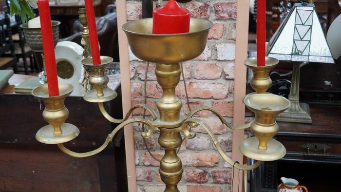 Large Vintage Floor-Standing Candelabrum