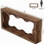160 cm Console Table in Country House Style with Storage Space, Coffee Table Behind the Sofa Image 2