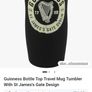 guinness travel mug/tumbler Image 2