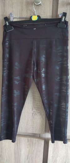 Workout leggins camouflage style very low rise with zip size s