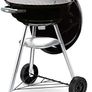 Compact Kettle Charcoal Barbecue (2026 version), 47 cm Cooking Surface, Tripod Stand with Wheels, Heat Resistant, Rustproof Design, Chrome Plated Three Layer Grate Image 5