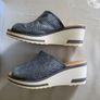 Blue/silver mule wedges size 39 Image 2
