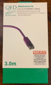 Qed Cat-5e Ethernet Network Cable 3m Brand New And Sealed