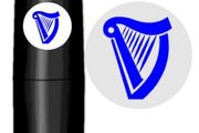 Ball Stamp - Blue Harp