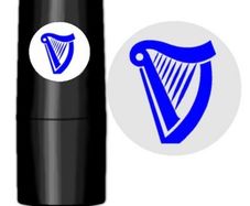 Ball Stamp - Blue Harp