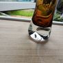 Mid Century Amber Glass Vase Bo Borgstrom Aseda Image 2