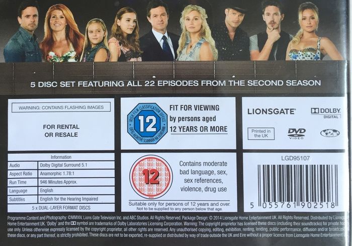 Nashville - Season 2 (2013-2014) [DVD TV Boxset]