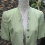Vintage Basler Blazer Pale Green Spring Summer size small to medium Postage included Image 5