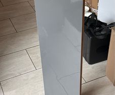 floating shelf (no brackets)
