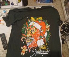 Christmas Themed Wrestling Shirt