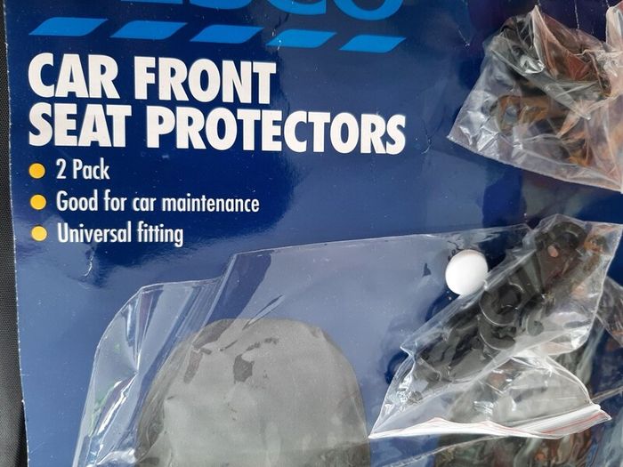 2 new car front seat protectors