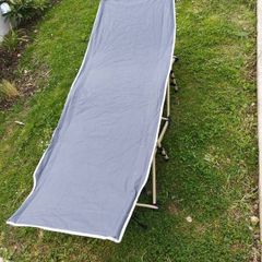 Single camping bed