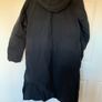 Uniqlo full-length jet black puffer coat (XS) Like new Image 3