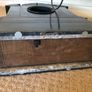 Antique ornate black marble mantle clock Image 9